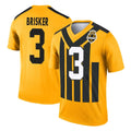 P.Steelers #3 Jaquan Brisker Player Gold Legend Limited 1933 Throwback Performance Home Game STECN Stitched Jerseys