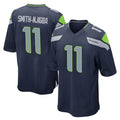 S.Seahawks #11 Jaxon Smith-Njigba Player Navy Home Game STECN Stitched Jerseys