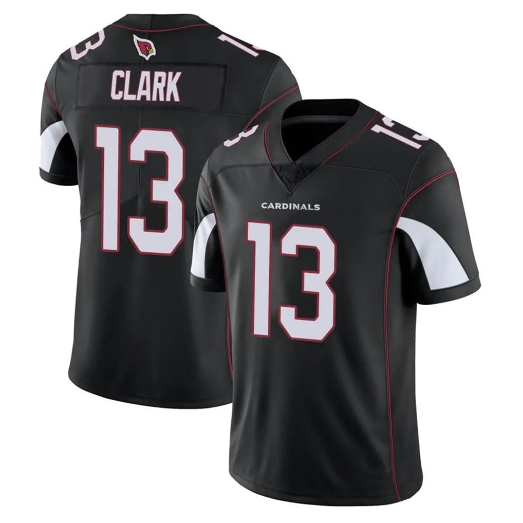 A.Cardinals #13 Kei'Trel Clark Player Black Vapor Limited Home Game STECN Stitched Jerseys
