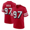 SF.49ers #97 Nick Bosa Player Red Limited Alternate Home Game STECN Stitched Jerseys