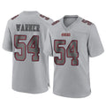 SF.49ers #54 Fred Warner Player Gray Atmosphere Fashion Home Game STECN Stitched Jerseys