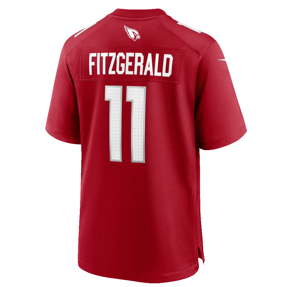 A.Cardinals #11 Larry Fitzgerald Player Cardinal Home Game STECN Stitched Jerseys