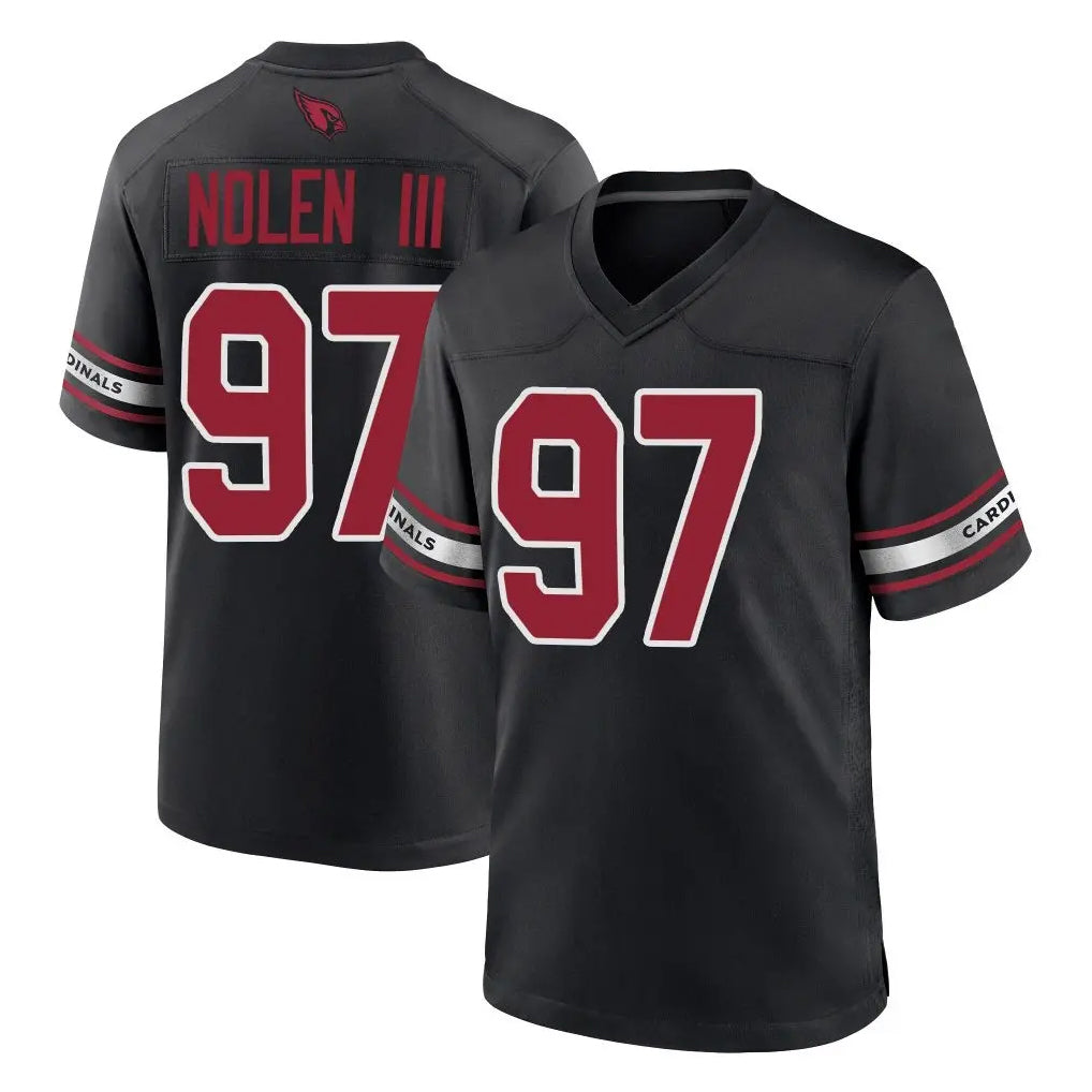 A.Cardinals #97 Walter Nolen III Player Black Alternate Game STECN Stitched Jerseys