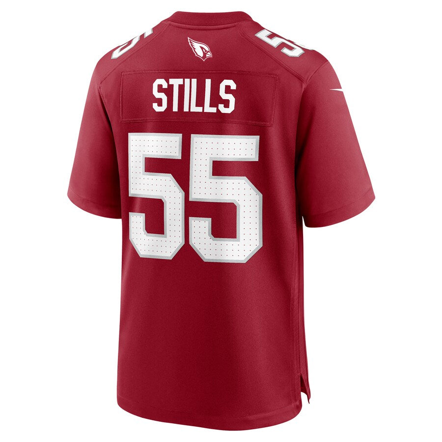 A.Cardinals #55 Dante Stills Player Cardinal Home Game STECN Stitched Jerseys